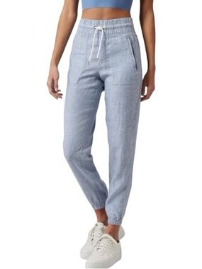 Athleta Chambray Drawstring Joggers